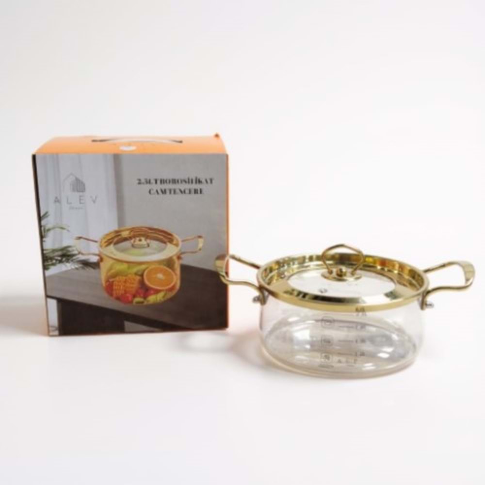 20-CAM TENCERE MTL/CAM GOLD KAPAK 2.5L -ALEV