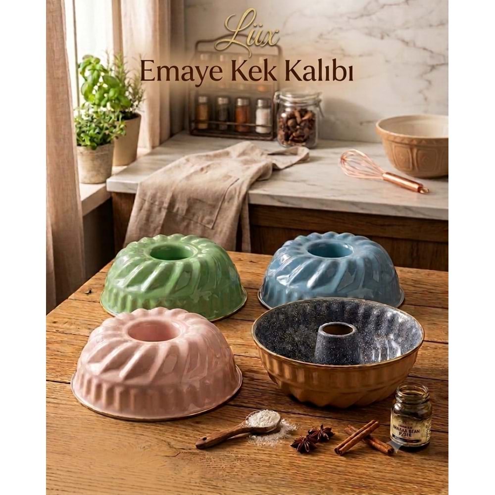 EMAYE LÜX KEK KALIBI RENKLİ GRANİT -ALEV