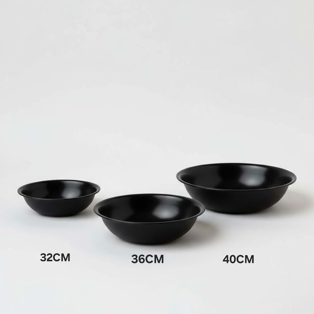 EMAYE HAMUR LEĞENİ SİYAH 32 -ALEV