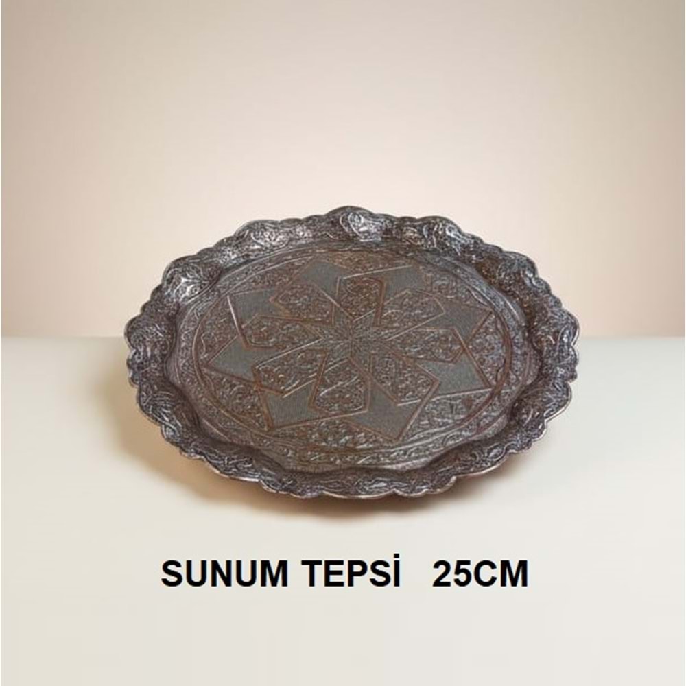 AYVALI BAKIR SUNUMLUK YUVR.25CM -A.BAKIR