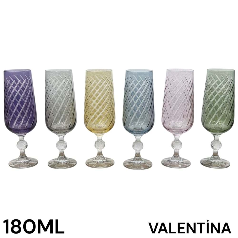 VALENTİNA 180CC -KAHVEYANI 6LI RENK -CANBA