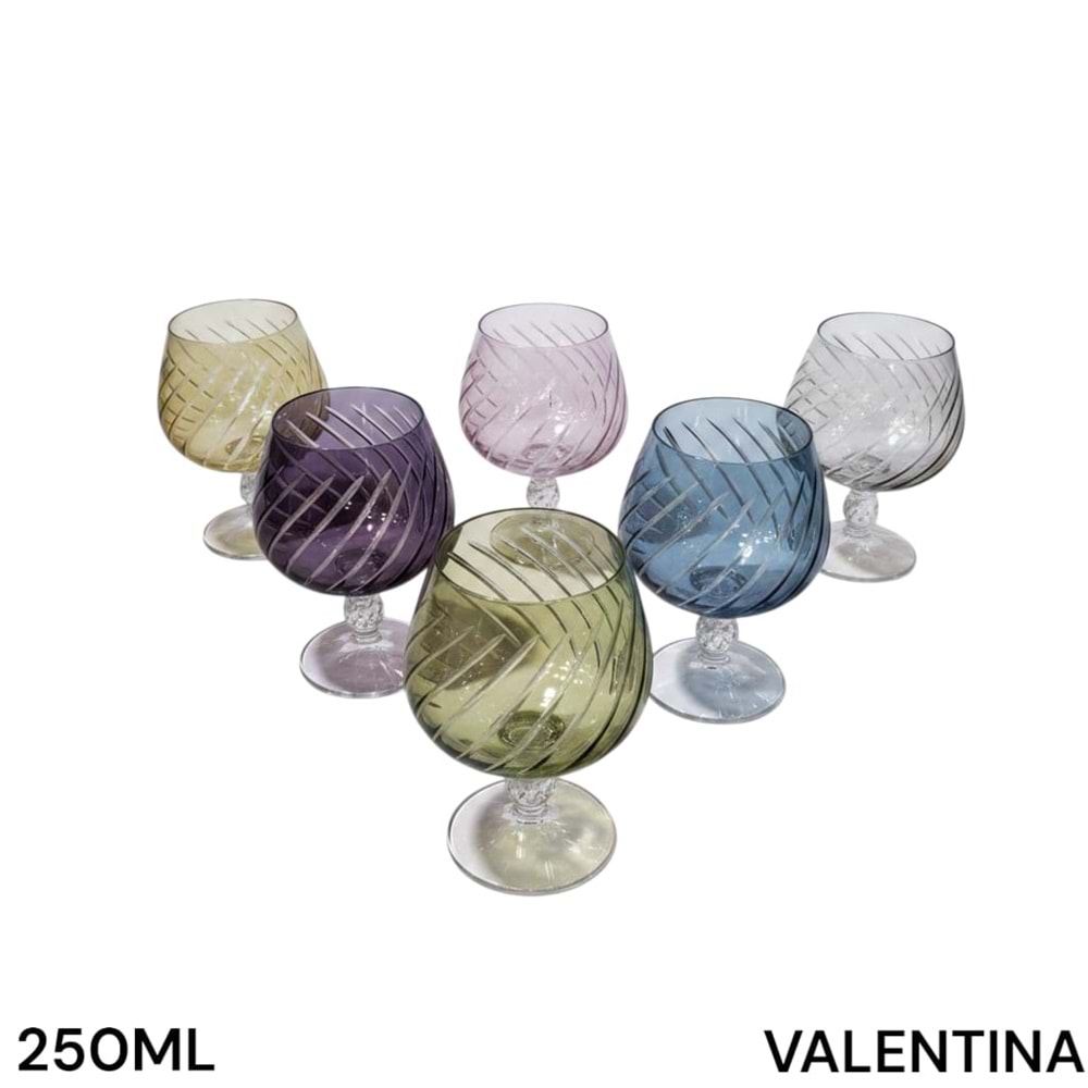 VALENTİNA 250CC -KAHVEYANI 6LI RENK -CANBA