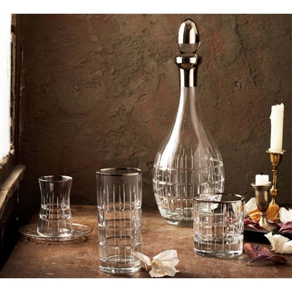 KRİSTAL 61 PRÇ. PLATİN DEKOR MELİSA -CANBA