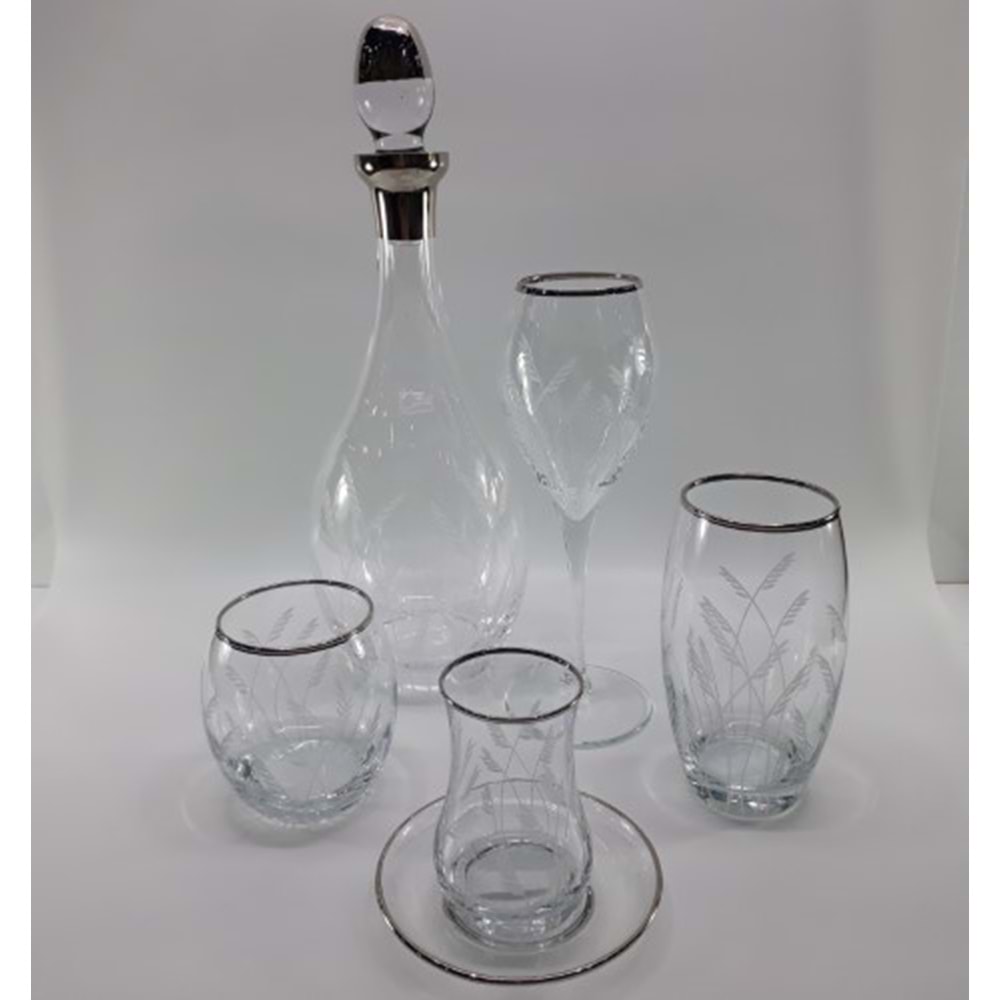 KRİSTAL 61 PRÇ. DİVA PLATİN -CANBA