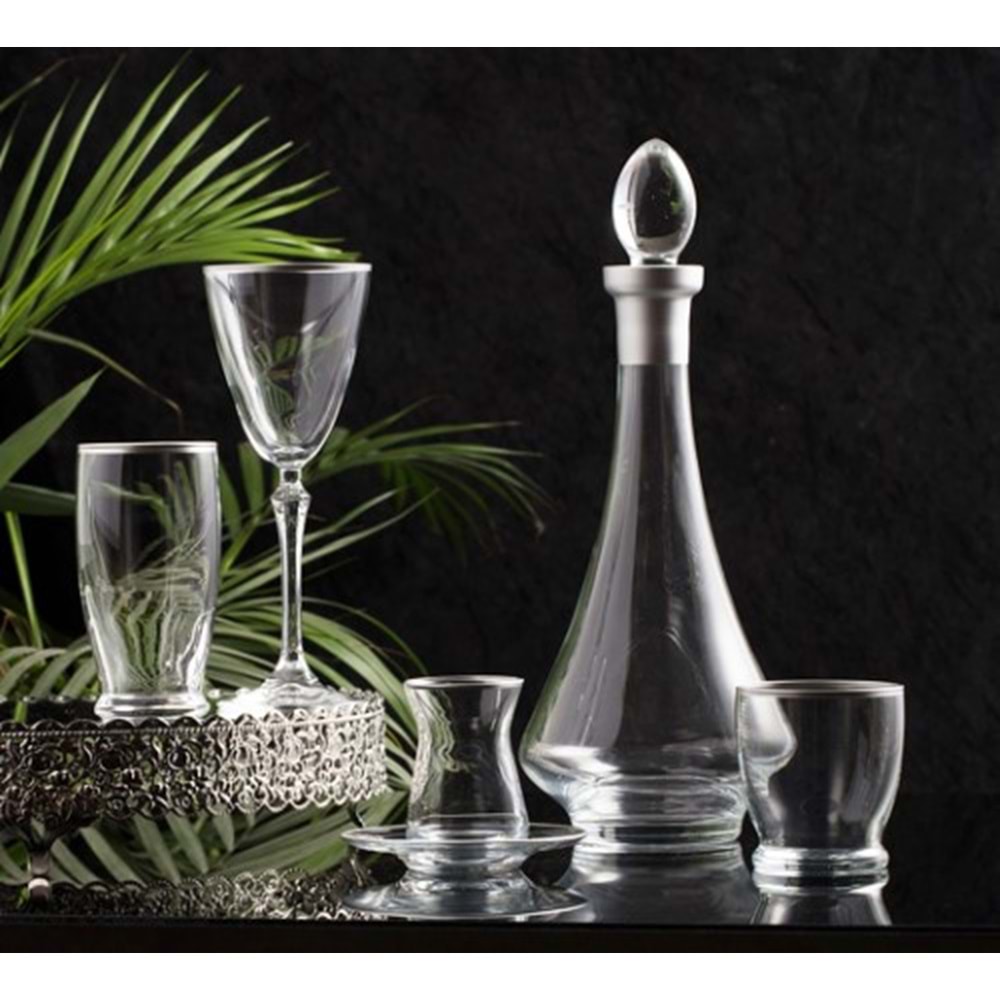 KRİSTAL 61 PRÇ. YALIN PLATİN -CANBA