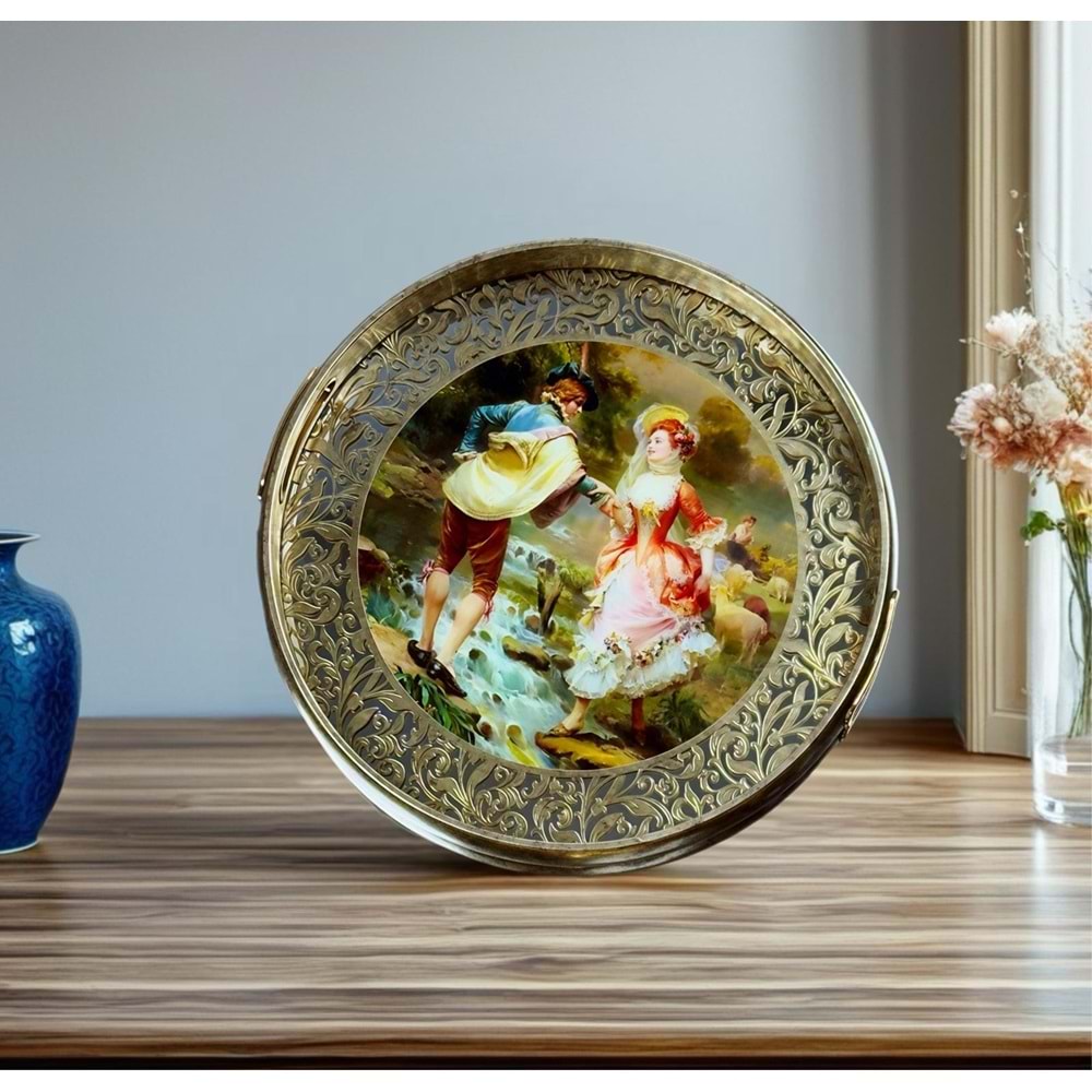 TH.618.L -TEPSİ ŞEFFAF YUVR. FIRFIRLI -HELENA DVD