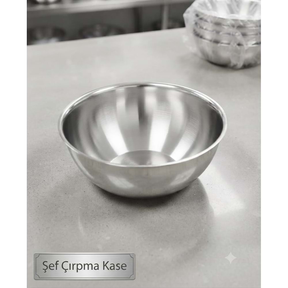 ŞEF ÇIRPMA KASE ÇELİK -KIRAÇ