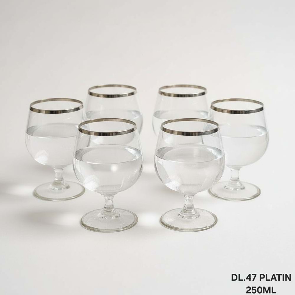 LÜSTER DL.47 S81CN25 -CAM KADEH 6 LI -PLATN