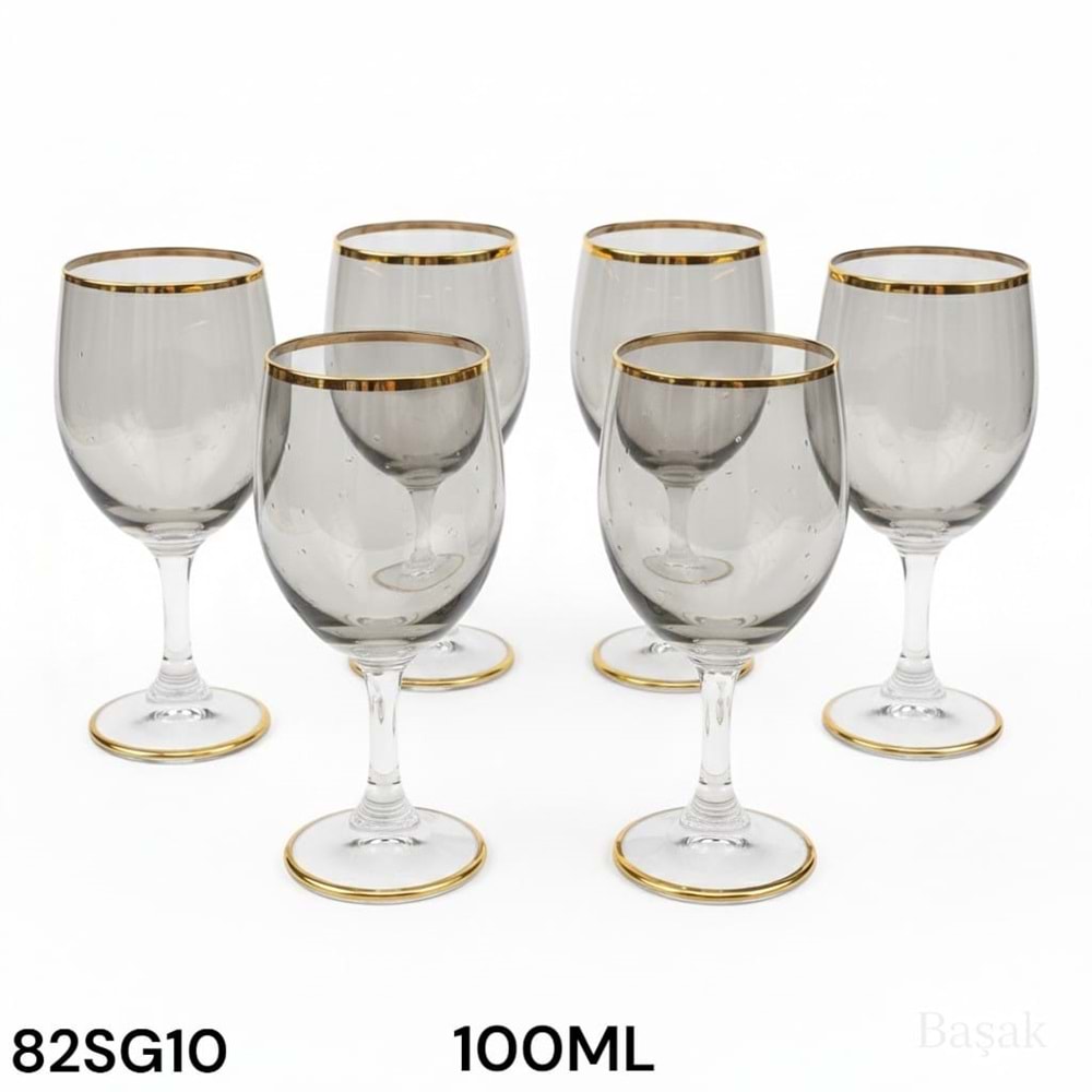 LÜSTER S82SG10 -CAM KADEH 6 LI 100ML -FÜME