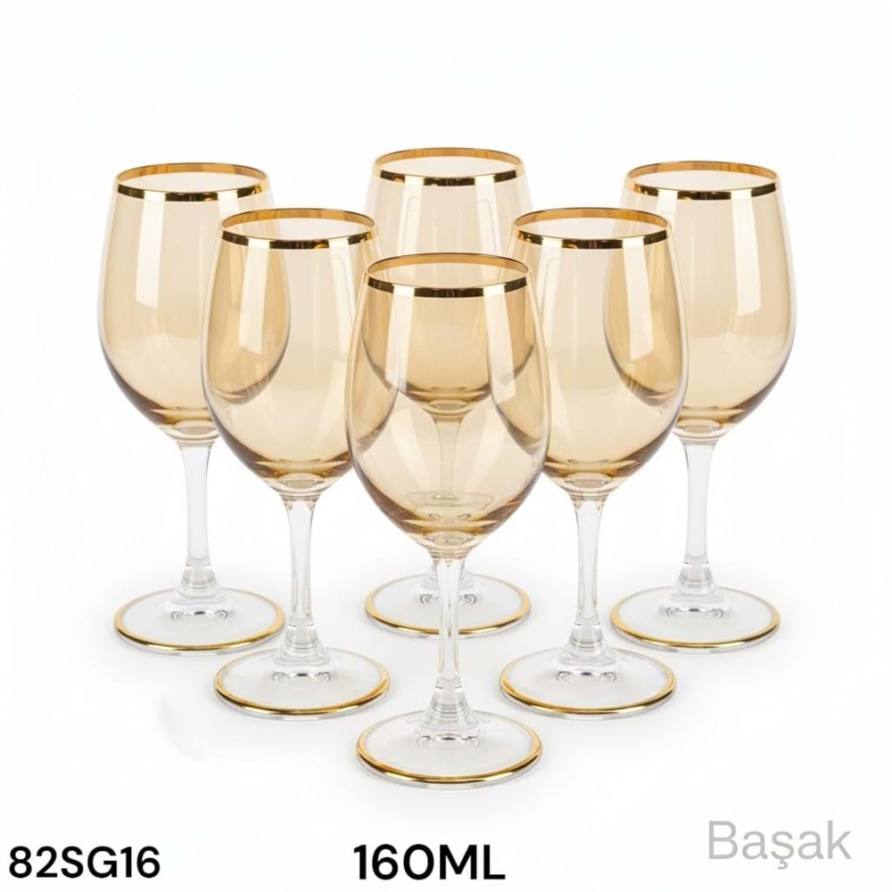 LÜSTER S82SG16 -CAM KADEH 6 LI 160ML -BAL