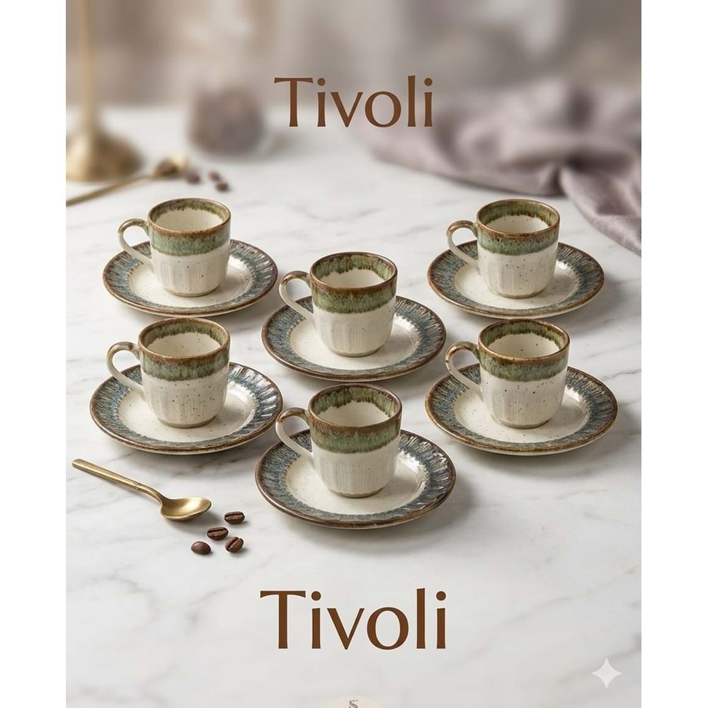 KAHVE FİNCANI RENKLİ -TİVOLİ