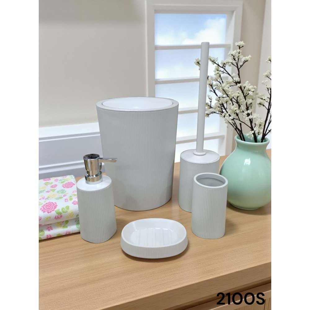 2100 -BANYO SETİ AKRİLİK BEJ -RAVELLO