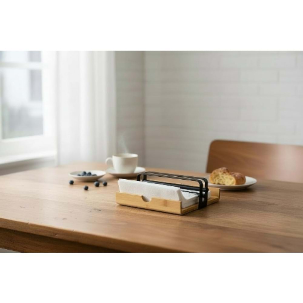 11376-BAMBU PEÇETELİK KARE 18*18 -ALLEGRİ