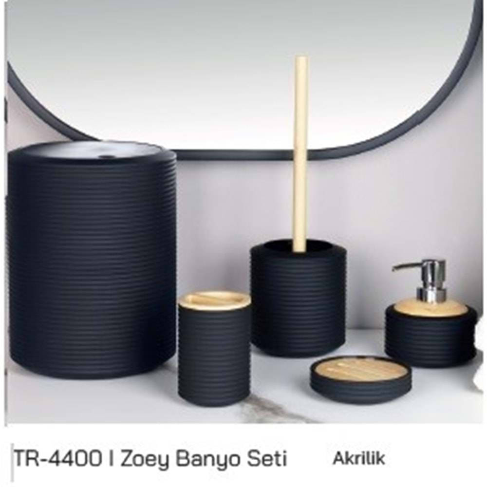 4400-BANYO TK AKRİLİK SİYAH-AROW