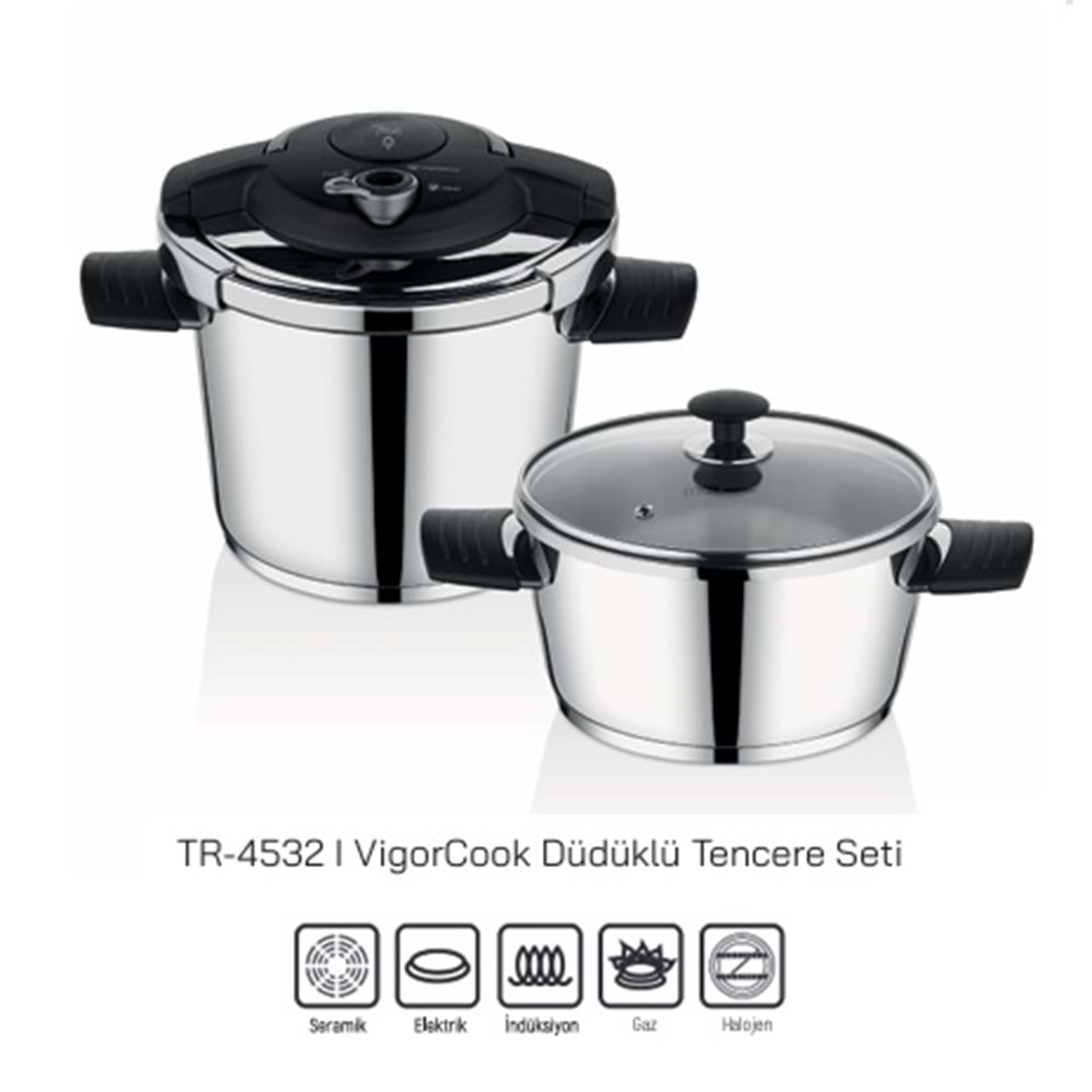 4532-DÜDÜKLÜ TENC. CLİPSO 4+6 LT VİGOR -AROW
