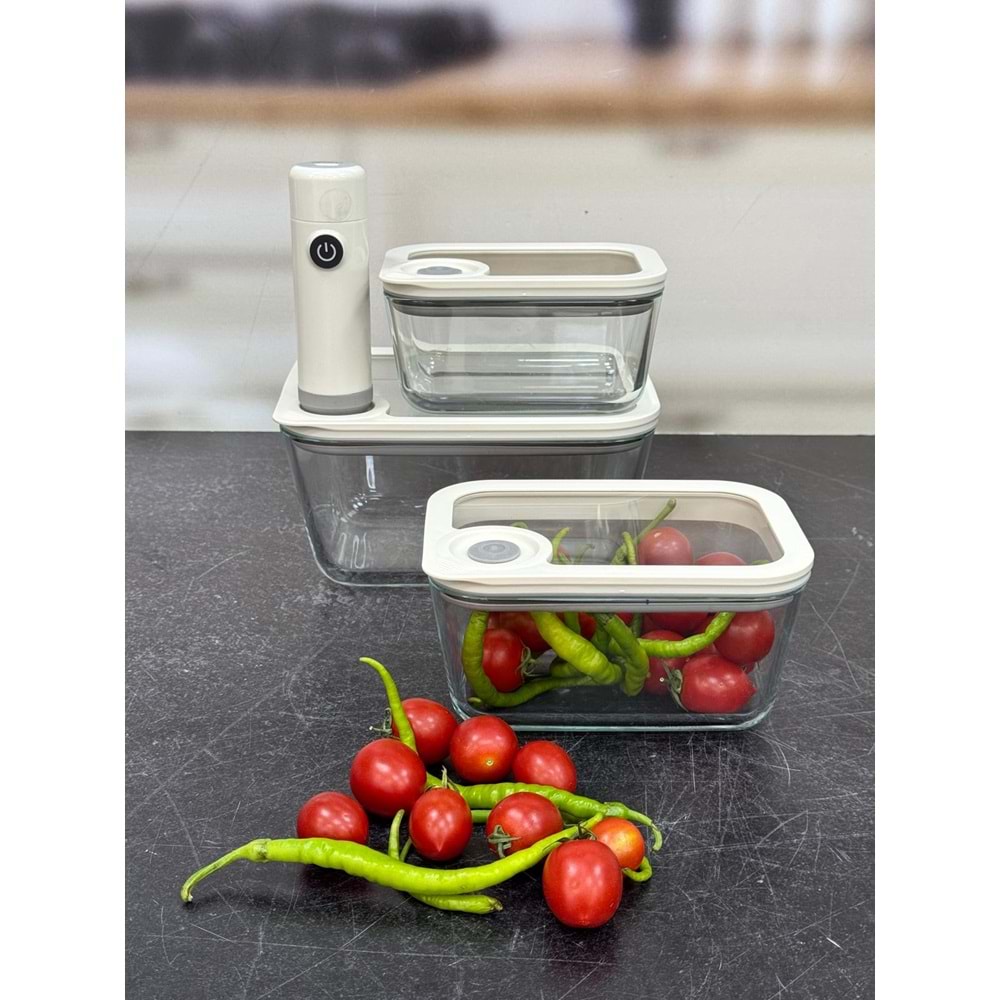 6671-CAM SAKLAMA SET ŞARZLI VAKUMLU -AROW