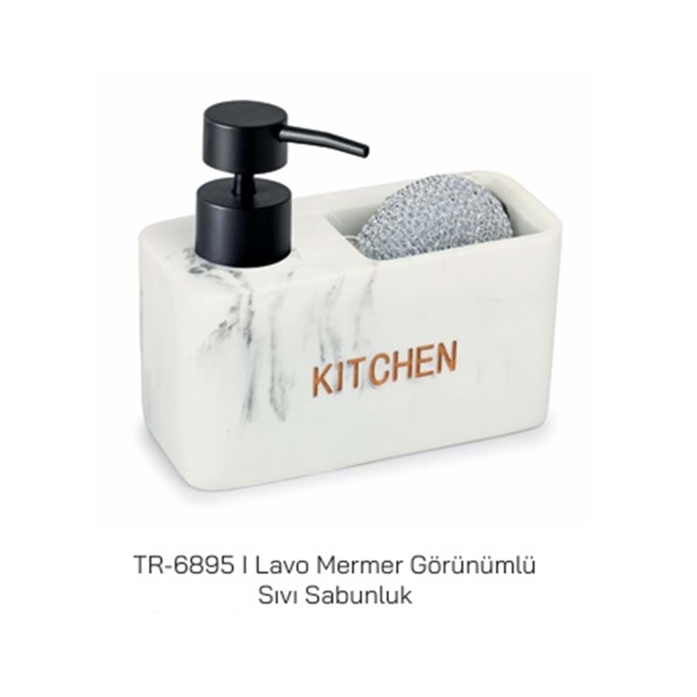 6895 -SIVI SABUNLUK MERMER LAVO -AROW