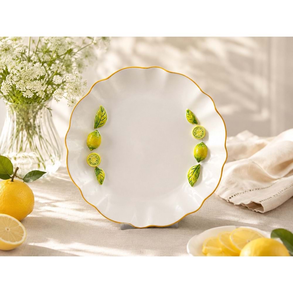 6825-LİMON SUNUM TABAK SERVİS 30CM -AROW