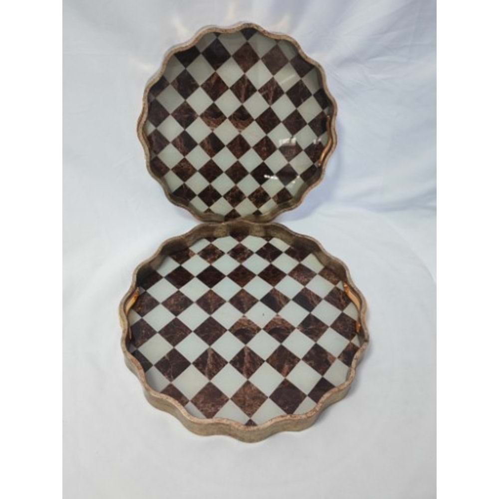 6732 -TEPSİ AKRİLİK 2Lİ FIRFIR -AROW