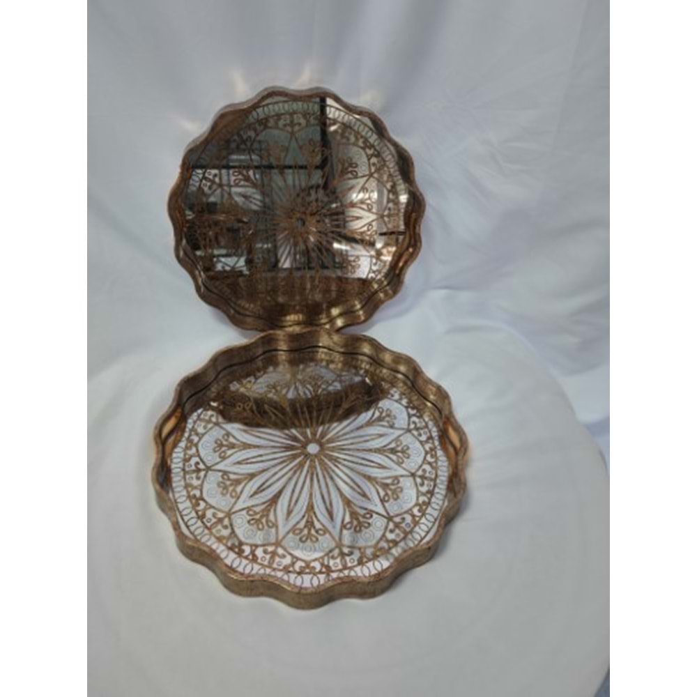 6733 -TEPSİ AKRİLİK 2Lİ FIRFIR -AROW