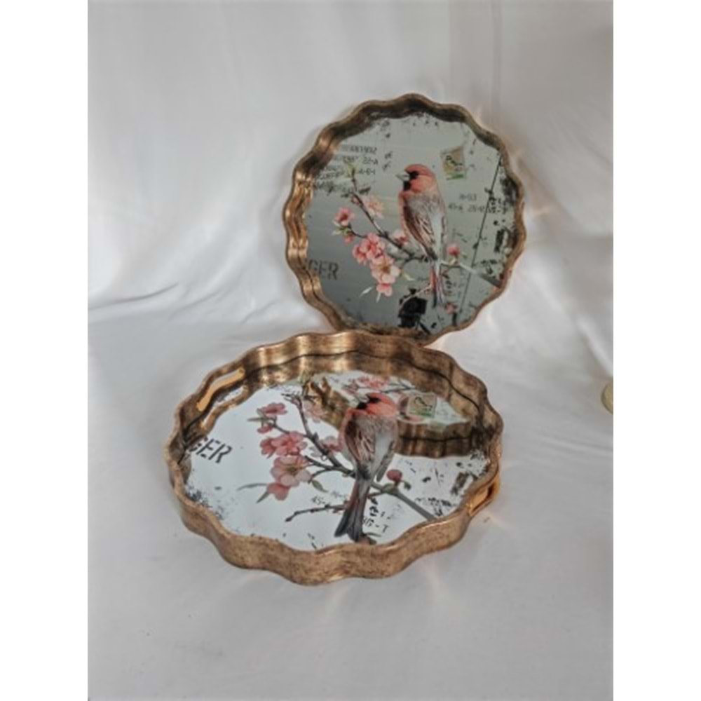 6734 -TEPSİ AKRİLİK 2Lİ FIRFIR -AROW