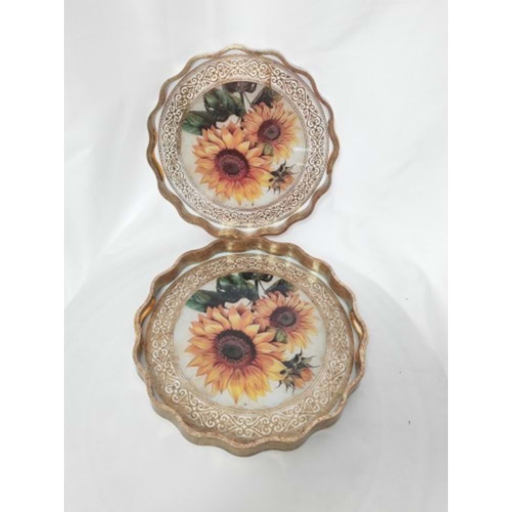 6736 -TEPSİ AKRİLİK 2Lİ FIRFIR -AROW