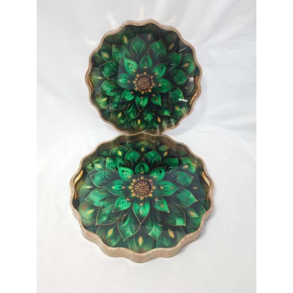 6741 -TEPSİ AKRİLİK 2Lİ FIRFIR -AROW