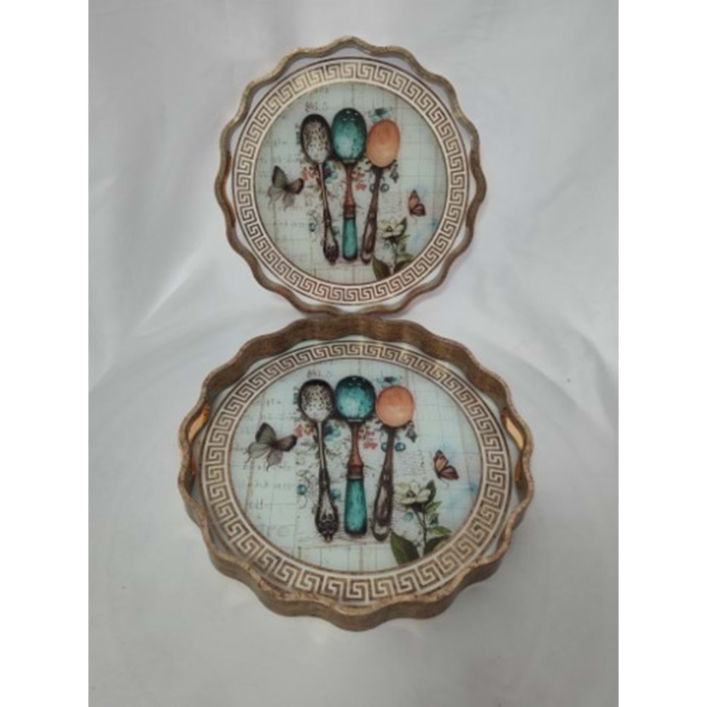 6745 -TEPSİ AKRİLİK 2Lİ FIRFIR -AROW