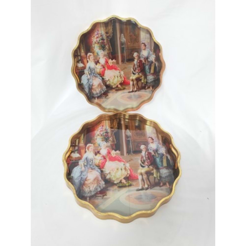 6751 -TEPSİ AKRİLİK 2Lİ FIRFIR -AROW