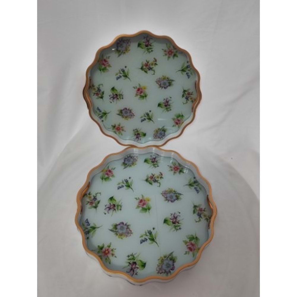 6759 -TEPSİ AKRİLİK 2Lİ FIRFIR -AROW