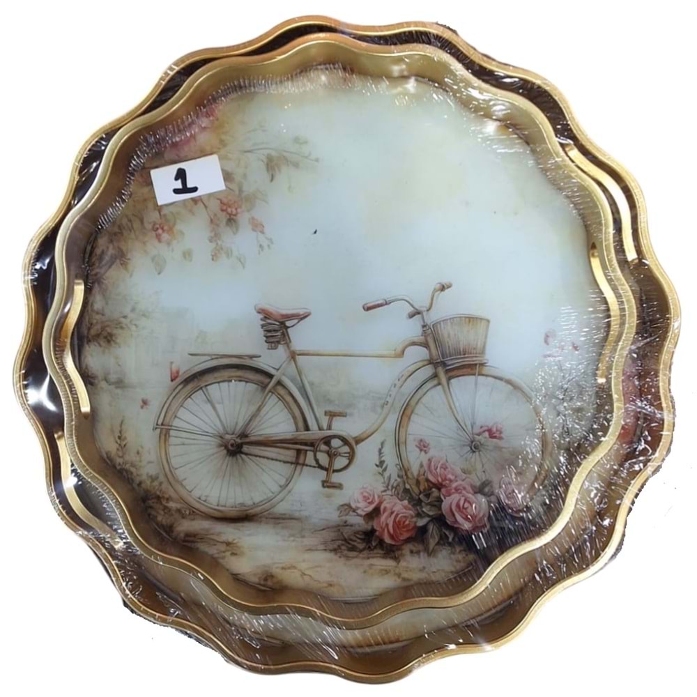 AVR.01 -AKRİLİK 2Lİ FIRFIR TEPSİ -AVRORA