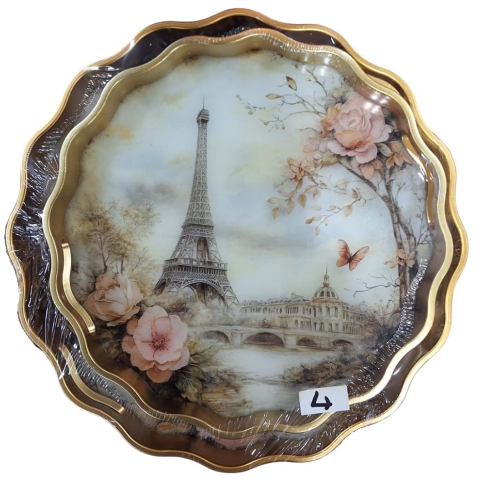 AVR.04 -AKRİLİK 2Lİ FIRFIR TEPSİ -AVRORA