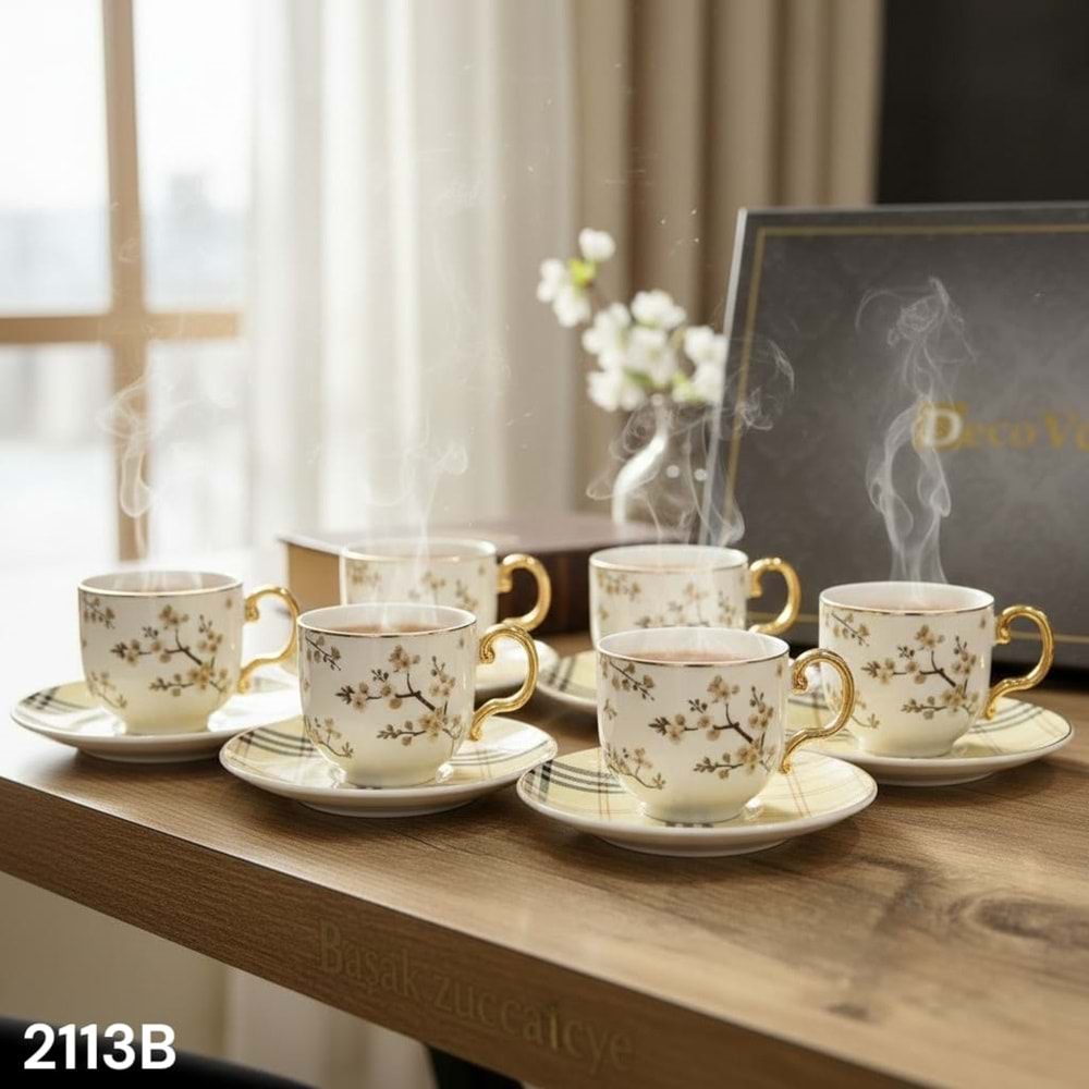 2113.B -KAHV.FİNCAN PORS.SARI-AYMET