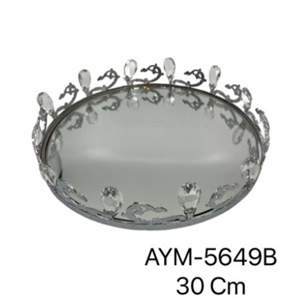 5649.B -TEPSİ TAŞLI AYNALI GMŞ -AYMET