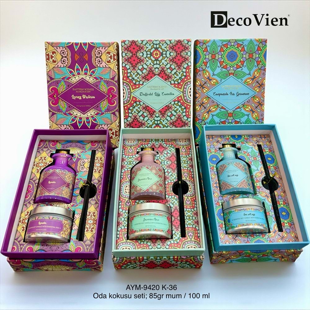 9420 -ODA KOKUSU KUTULU 3 LÜ SET -AYMET