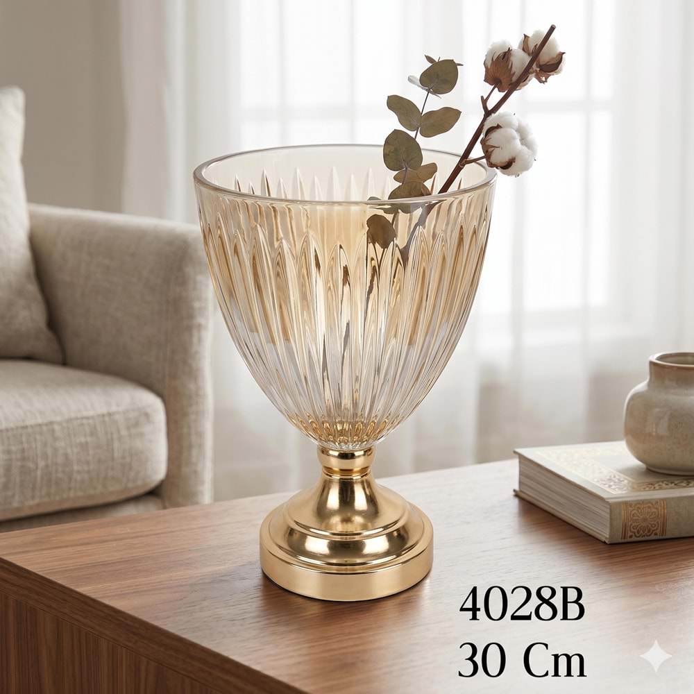 4028.B-CAM DEKOR VAZO GOLD-AYMET