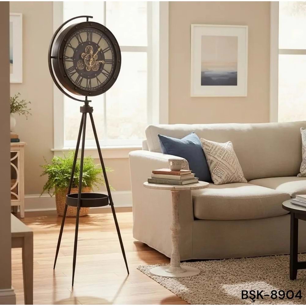 8904-TRİPOT AYAKLI SAAT -AYMET