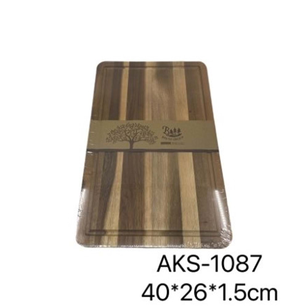 1087-KESİM TAHTASI AKASYA DİKT 40*26 -BALSA