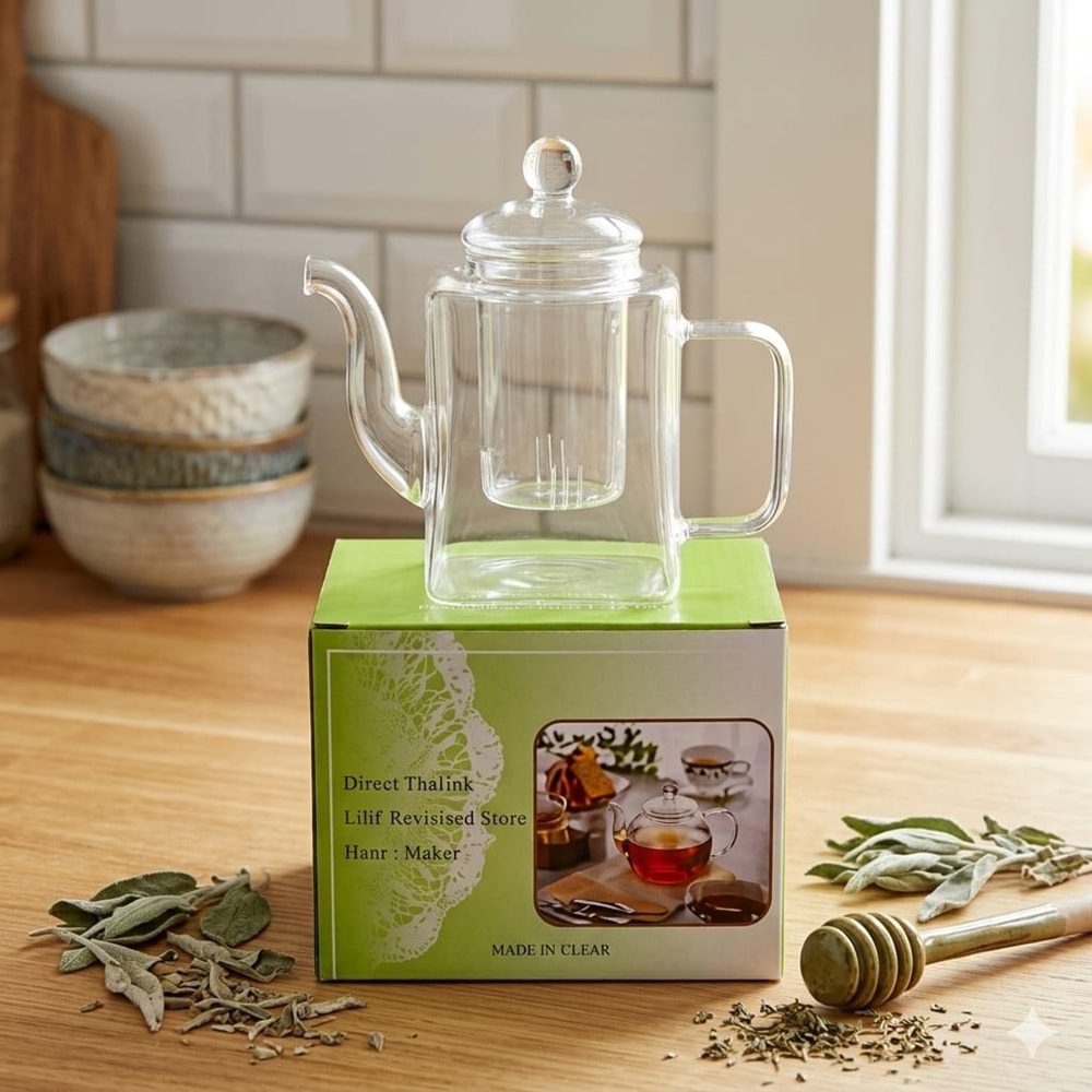 3168- CAM DEMLİK KÖŞELİ 400ML-CEMRE