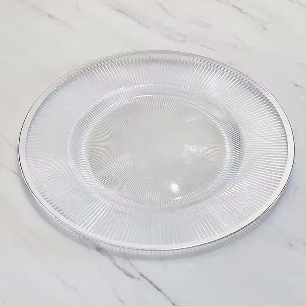 2024350- TIMELESS CAM SERVİS TABAK -CEMRE