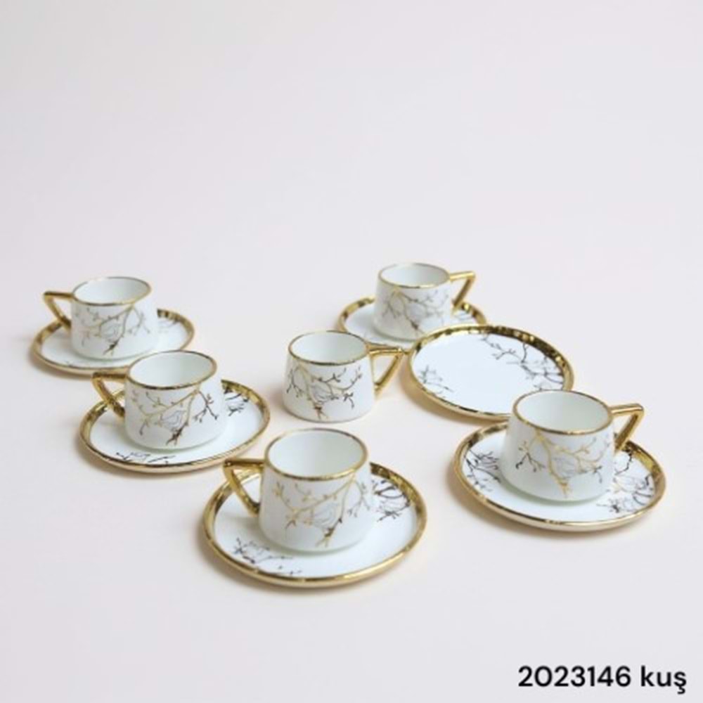 2023146.KŞ-KAHVE FİNCANI KUŞ -CEMRE