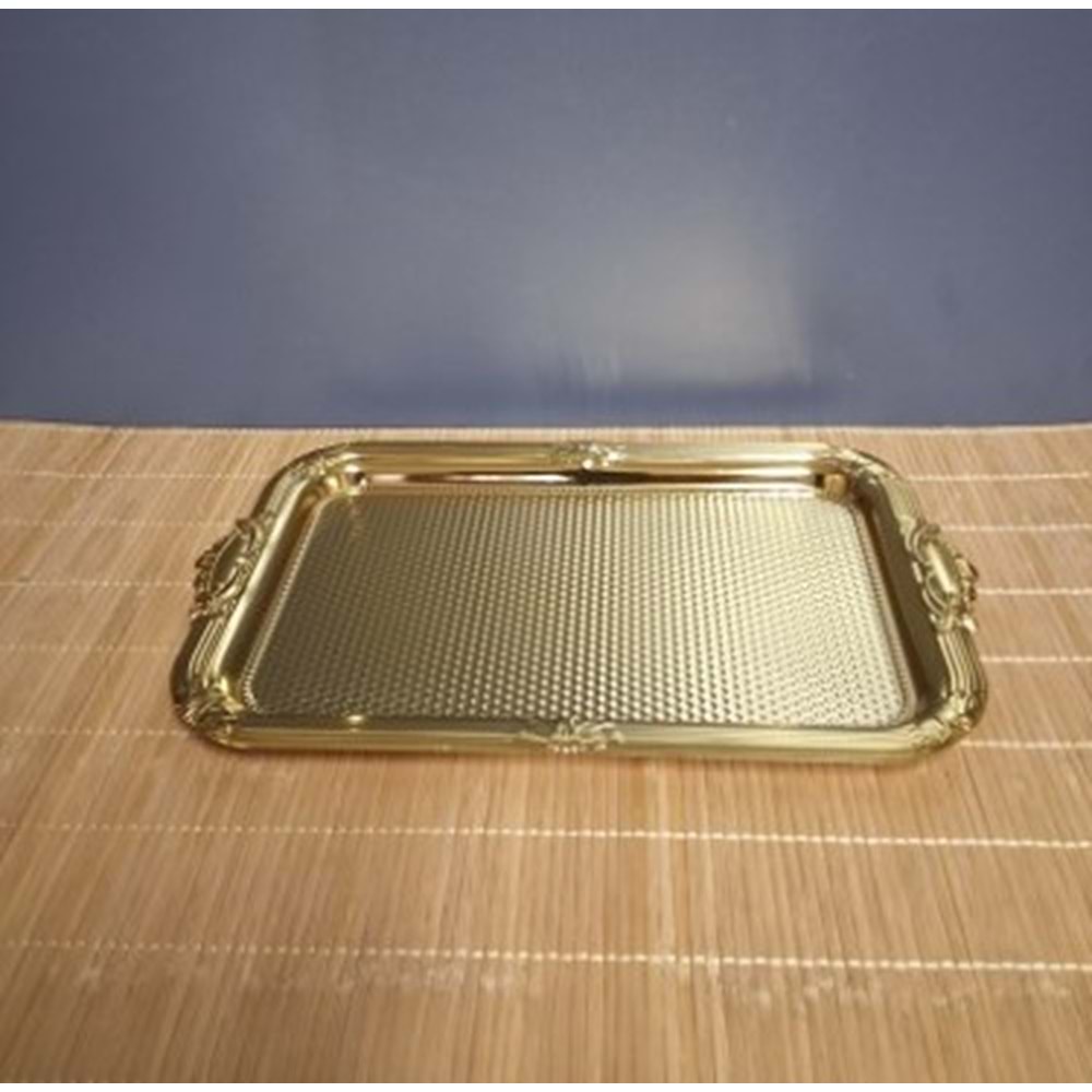 2006.2 A -SUNUM TEPSİ DİKT 38*24 GOLD -CEMRE