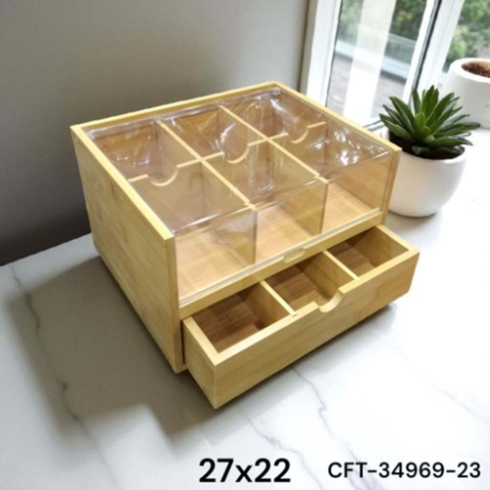 34969.23-BAMBU ÇAY KUTUSU -ÇİFTÇİLER