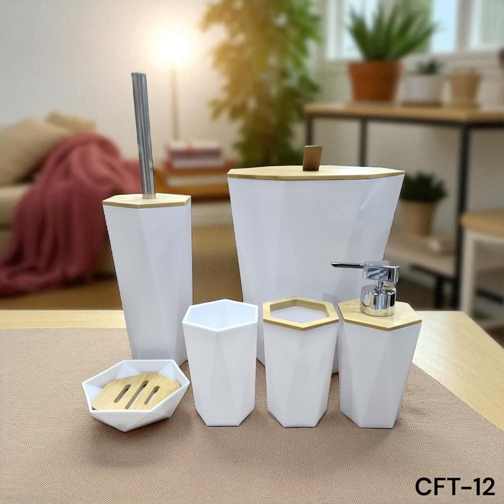 12.BY -BANYO TK. 5 Lİ BEYAZ -ÇİFTÇİ