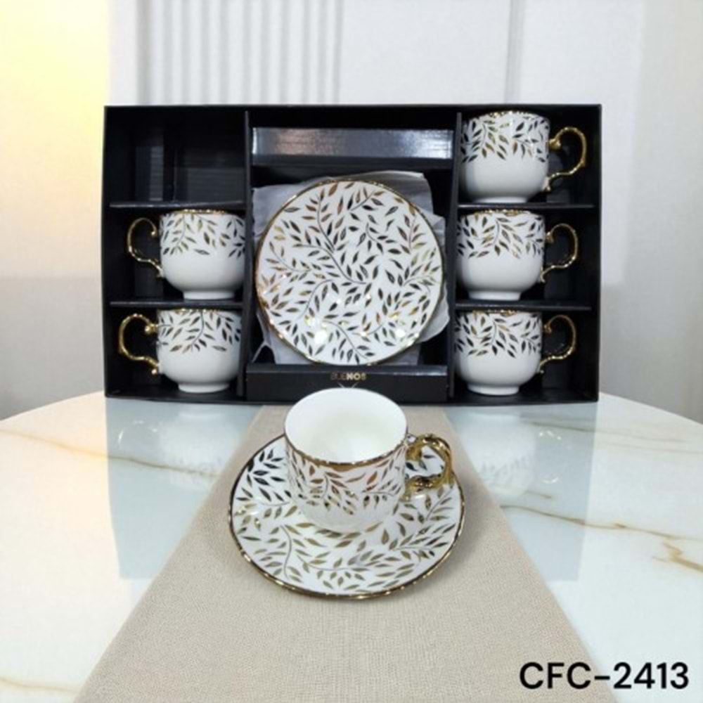 2413-KAHVE FİNCANI YALDIZLI -ÇİFTÇİ