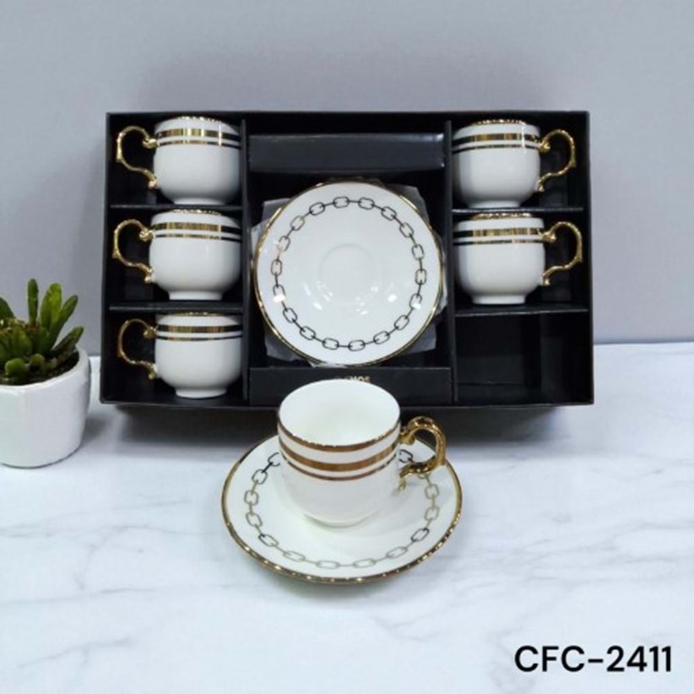 2411-KAHVE FİNCANI YALDIZLI -ÇİFTÇİ