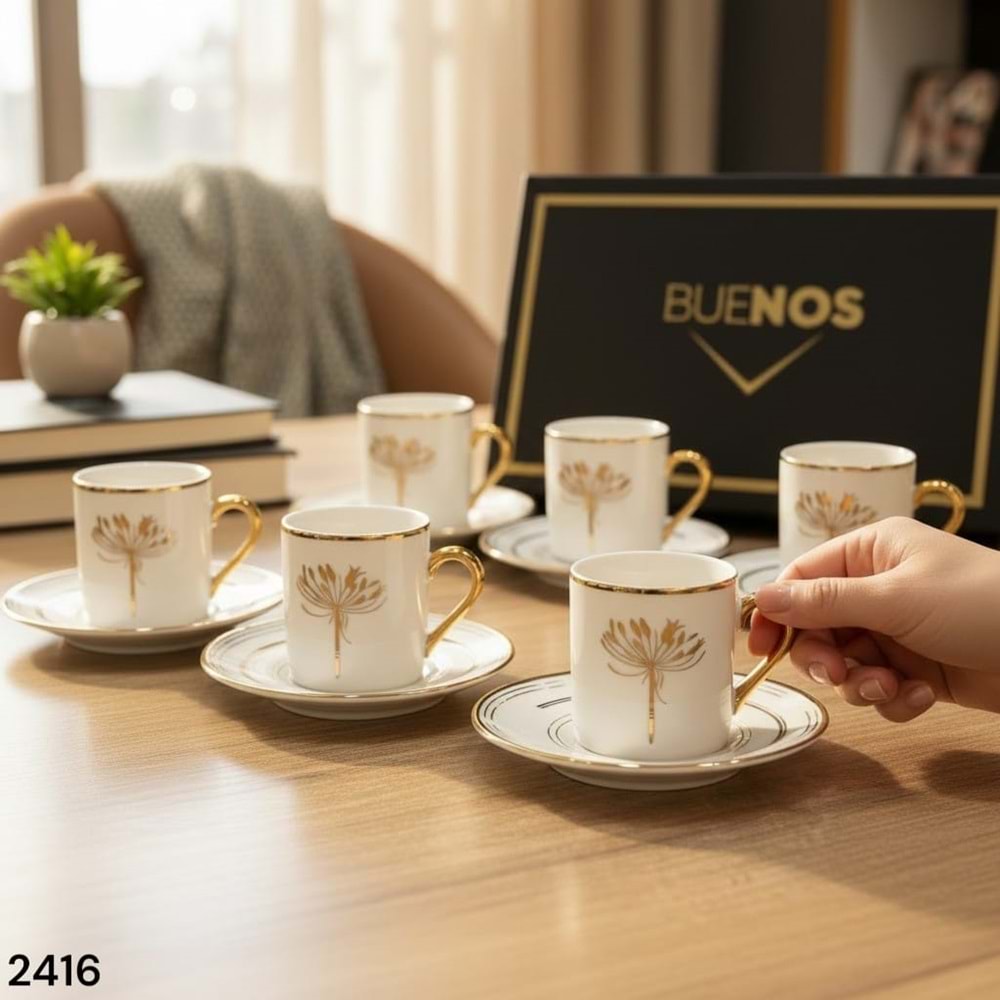 2416-KAHVE FİNCANI YALDIZLI -ÇİFTÇİ