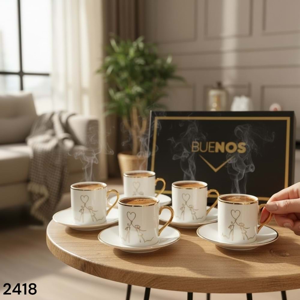 2418-KAHVE FİNCANI YALDIZLI -ÇİFTÇİ