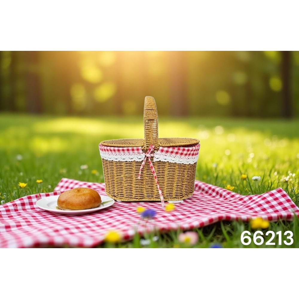 66213 -HASIR PİKNİK SEPET OVAL -ÇİFTÇİ