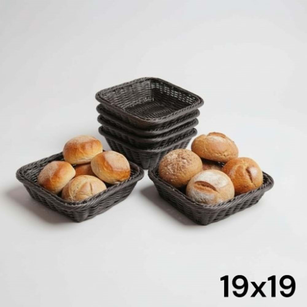 3423 -HASIR EKMEK SEPETİ KARE -COKER